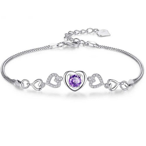 bracelet coeur cristal 1