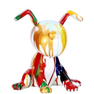 beagle sculpture chien pop art