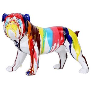 Sculpture chien pop art