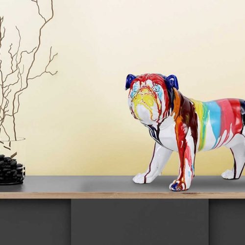 Sculpture chien pop art