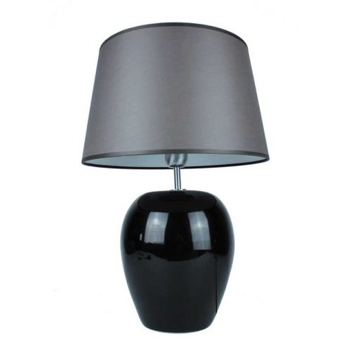 lampe table ceramique noir 2