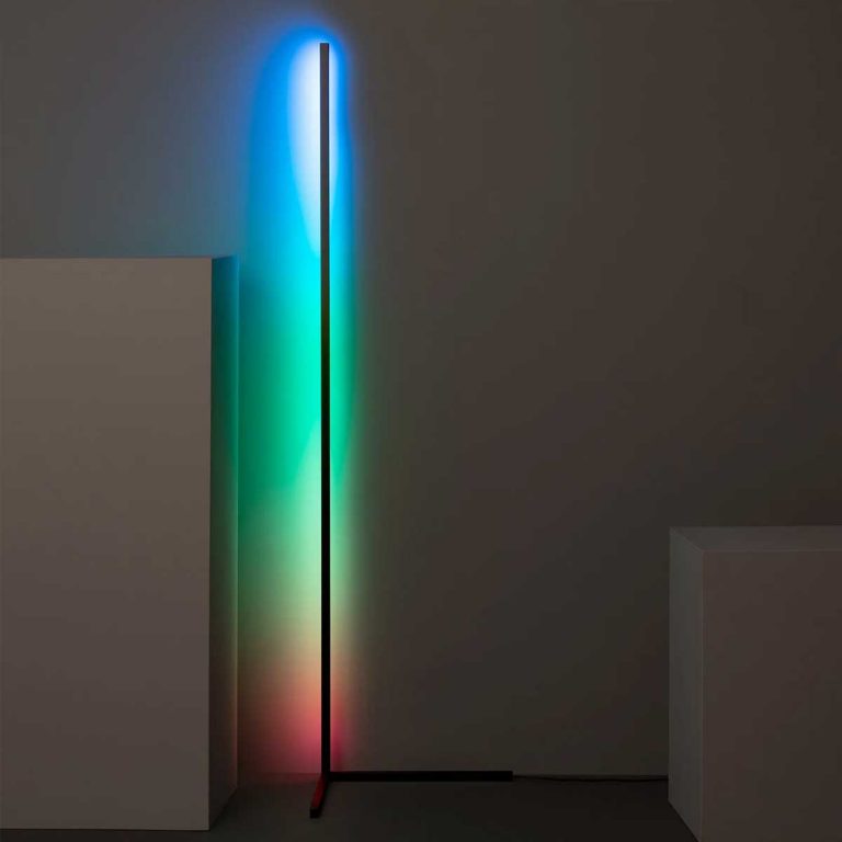 Lampadaire LED RGB Avec Télécommande - 16 Millions De Couleurs, Synchronisation Musique Et Minuterie