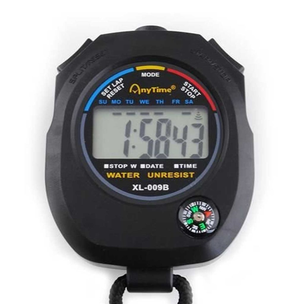 Chronomètre Numérique Chrono Sportif avec boussole