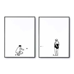 pétanque duo d'affiche